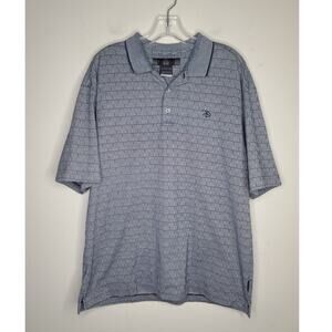 Nike Golf DriFit Walt Disney grey blue short sleeve polo shirt - large
